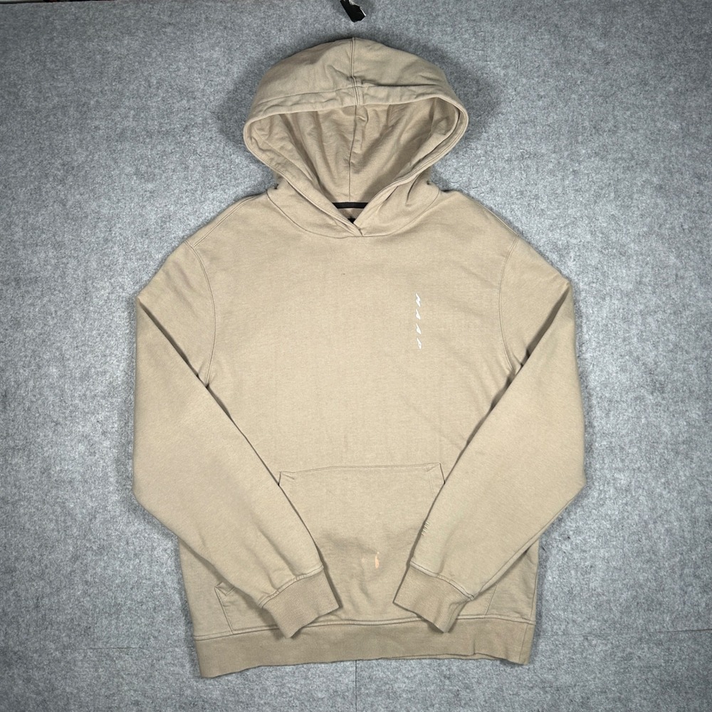 MAAP Hoodie Mens Medium Tan Logo Pullover Cycling Lifestyle Casual Comfort